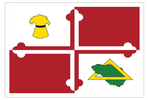 Howard County Maryland Flag Sticker Decal F693 - Winter Park Products