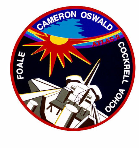 STS-56 Nasa Discovery Sticker M594 Space Program - Winter Park Products