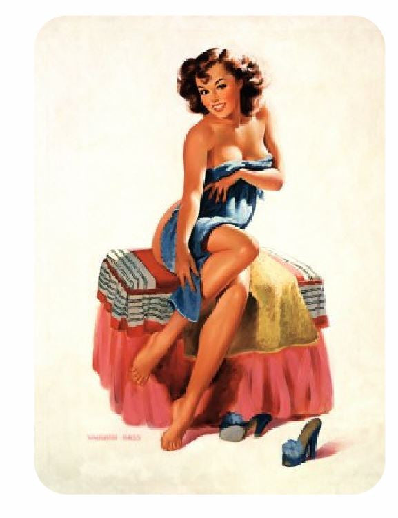 Vintage Style Pin Up Girl Sticker P99 Pinup Girl Sticker - Winter Park Products