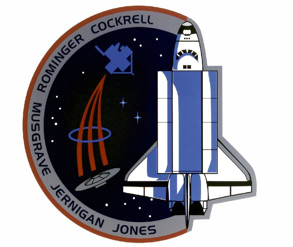 STS-80 Nasa Columbia Sticker M552 Space Program - Winter Park Products
