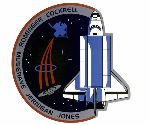 STS-80 Nasa Columbia Sticker M552 Space Program - Winter Park Products