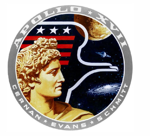 Nasa Apollo 17 Sticker Armed Forces Decal M453 - Winter Park Products