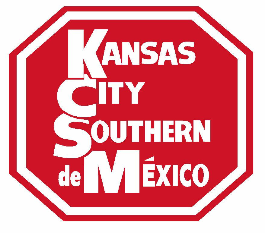 Kansas City Southern Mexico Railroad TRAIN Sticker / Decal R675 - Winter Park Products
