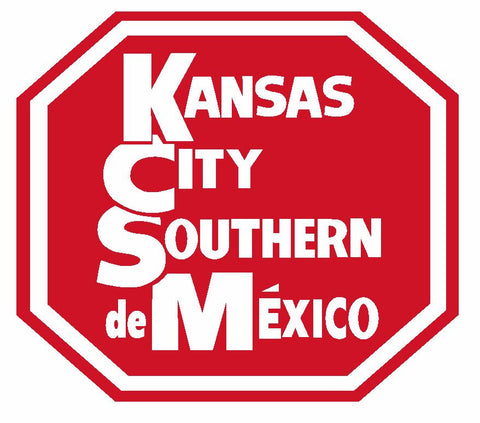 Kansas City Southern Mexico Railroad TRAIN Sticker / Decal R675 - Winter Park Products