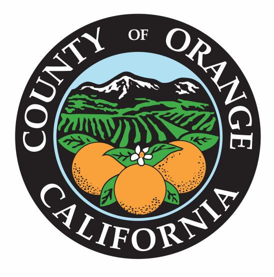 Orange County California Sticker Decal R948 - Winter Park Products