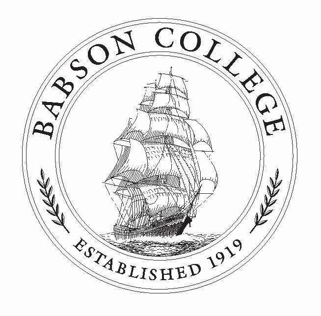 Babson College Sticker / Decal R763 - Winter Park Products