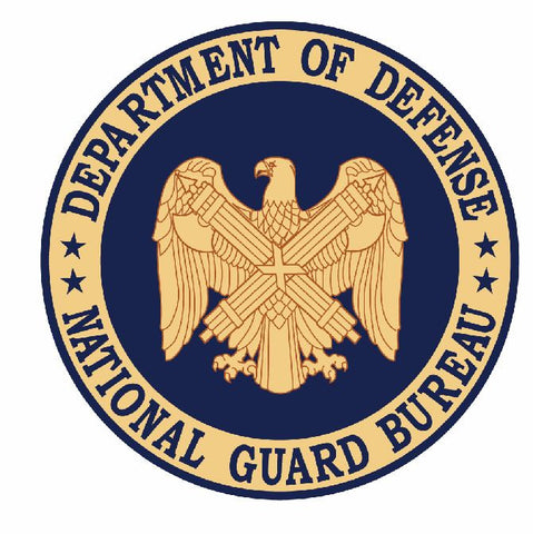 DOD National Guard Bureau Sticker Military Decal M335 - Winter Park Products