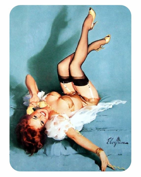 Vintage Style Pin Up Girl Sticker P83 Pinup Girl Sticker - Winter Park Products