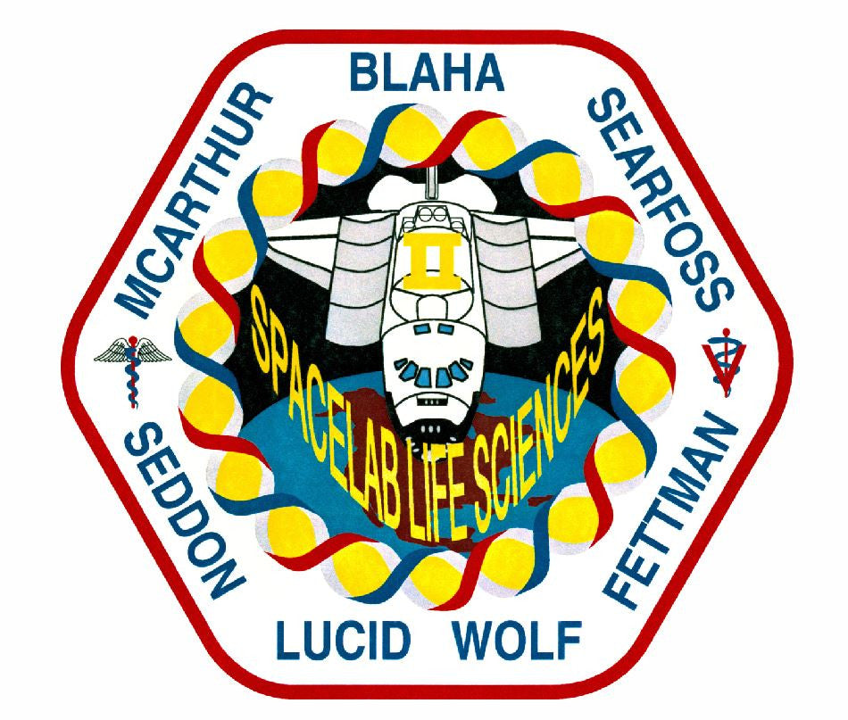 STS-58 Nasa Columbia Sticker M592 Space Program - Winter Park Products