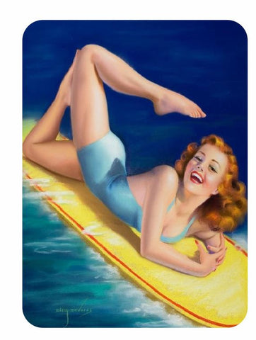 Vintage Style Pin Up Girl Sticker P89 Pinup Girl Sticker - Winter Park Products