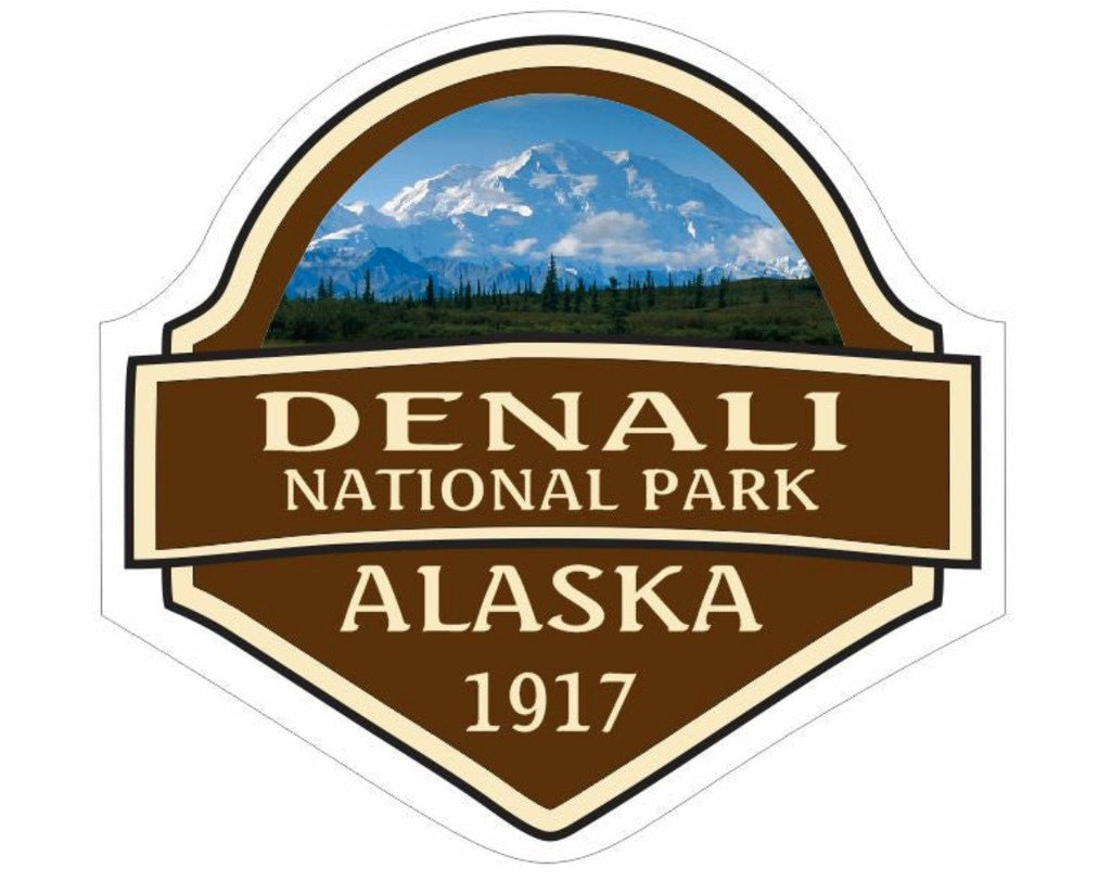 Denali National Park Sticker Decal R849 Alaska - Winter Park Products