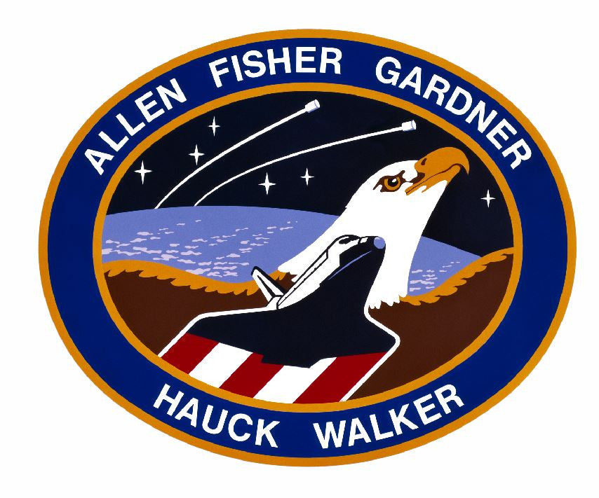 STS-51a Nasa Discovery Sticker M473 Space Program - Winter Park Products
