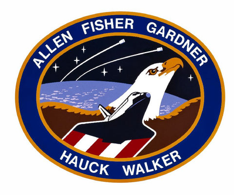 STS-51a Nasa Discovery Sticker M473 Space Program - Winter Park Products