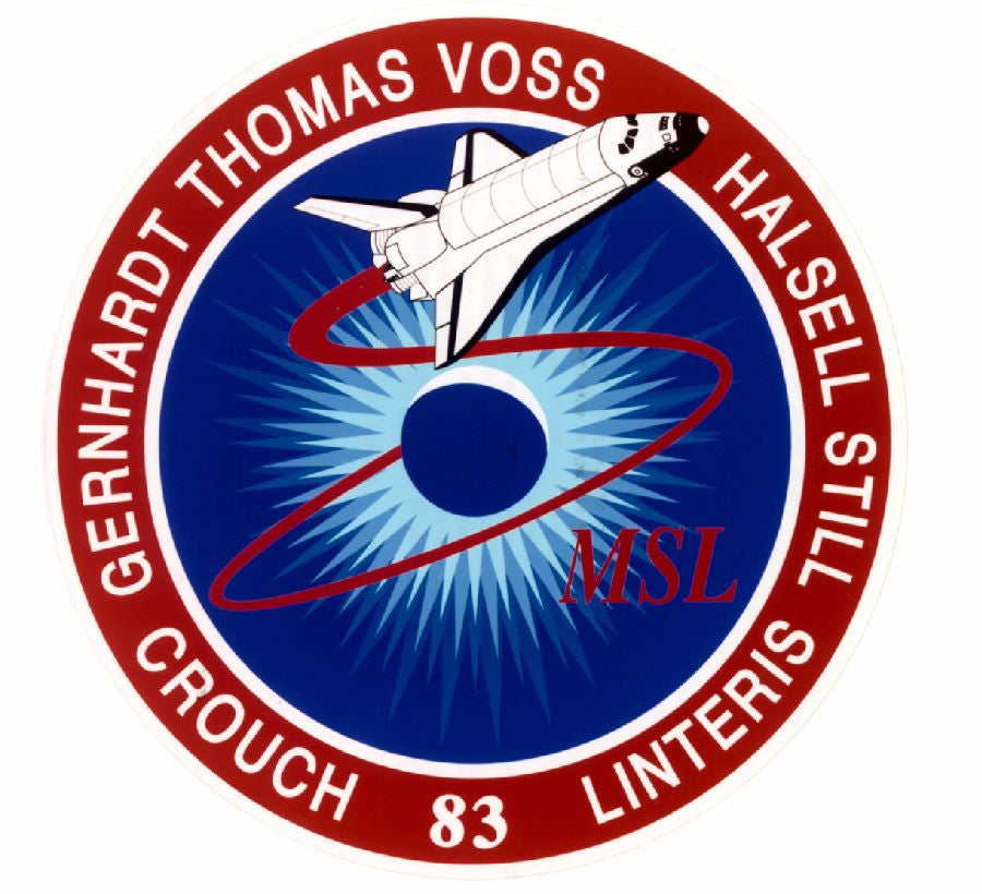 STS-83 Nasa Columbia Sticker M549 Space Program - Winter Park Products