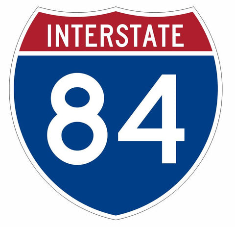 Interstate 84 Sticker Decal R932 Highway Sign - Winter Park Products
