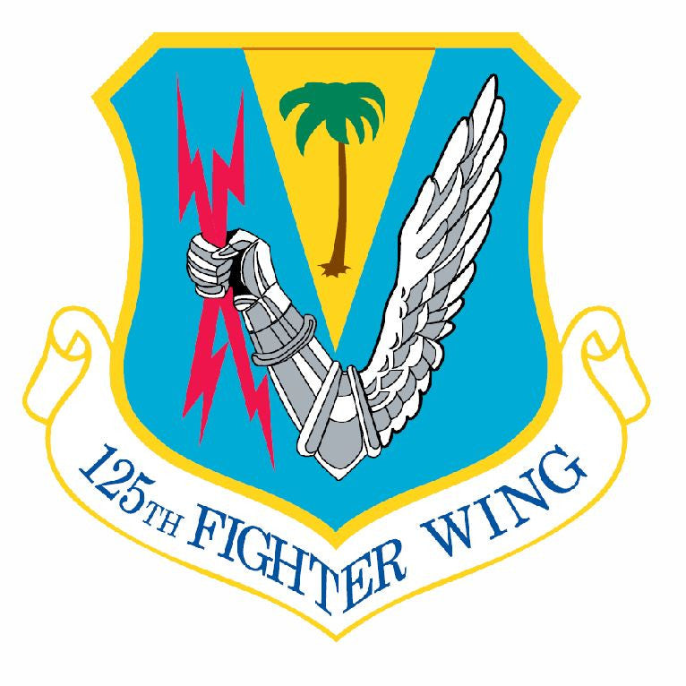 125th Fighter Wing Sticker Military Decal M446 - Winter Park Products
