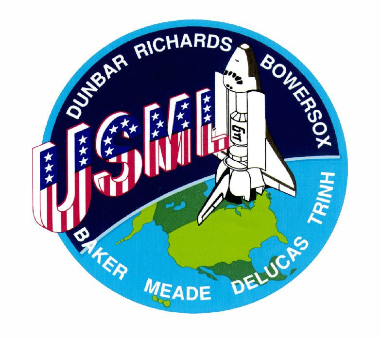 STS-50 Nasa Columbia Sticker M600 Space Program - Winter Park Products