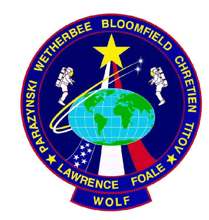 STS-86 Nasa Atlantis Sticker M546 Space Program - Winter Park Products
