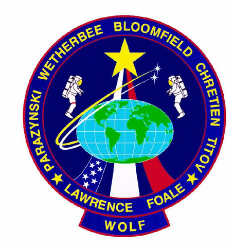 STS-86 Nasa Atlantis Sticker M546 Space Program - Winter Park Products