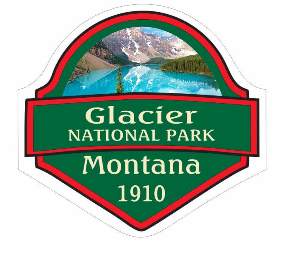Glacier National Park Sticker Decal R874 - Winter Park Products