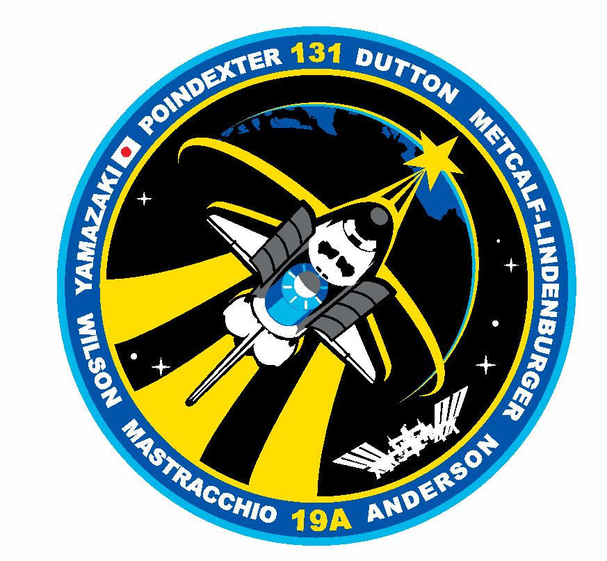 STS-131 Nasa Discovery Sticker M569 Space Program - Winter Park Products