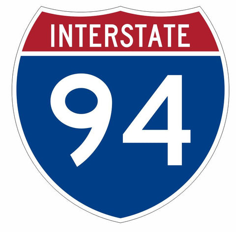 Interstate 94 Sticker Decal R941 Highway Sign - Winter Park Products