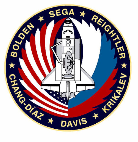 STS-60 Nasa Discovery Sticker M590 Space Program - Winter Park Products