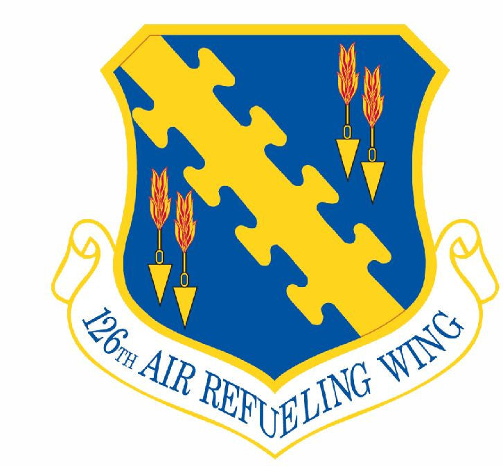 126th Air Refueling Wing Sticker Military Decal M447 - Winter Park Products