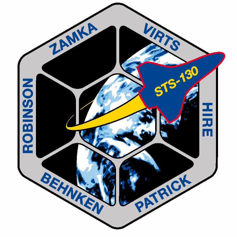 STS-130 Nasa Endeavour Sticker M564 Space Program - Winter Park Products