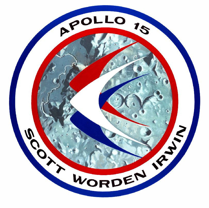 Nasa Apollo 15 Sticker Armed Forces Decal M406 - Winter Park Products