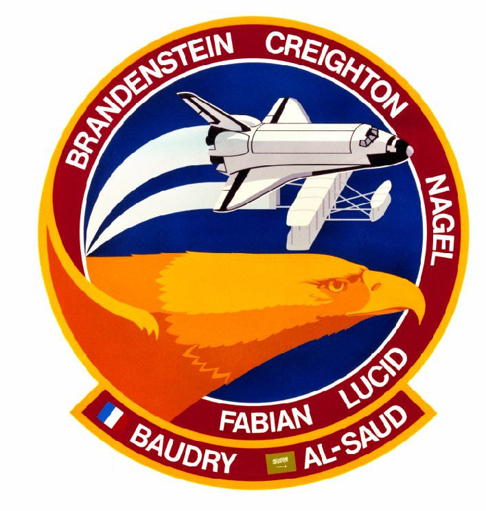 STS-51g Nasa Discovery Sticker M476 Space Program - Winter Park Products