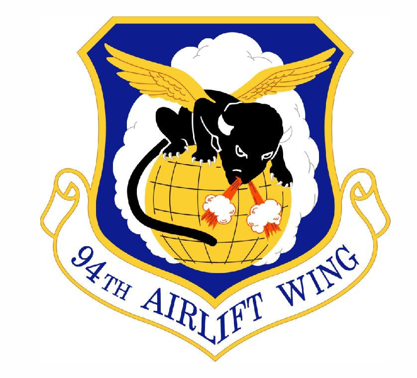 94th Airlift Wing Sticker Military Decal M425 - Winter Park Products