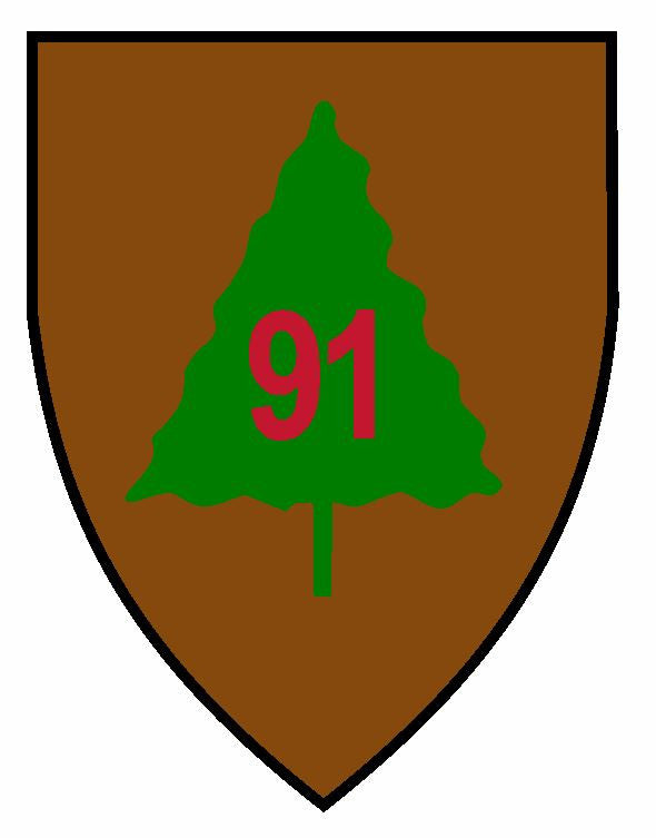 91st Infantry Division Sticker Military Decal M384 - Winter Park Products