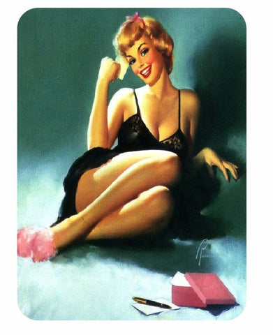 Vintage Style Pin Up Girl Sticker P73 Pinup Girl Sticker - Winter Park Products