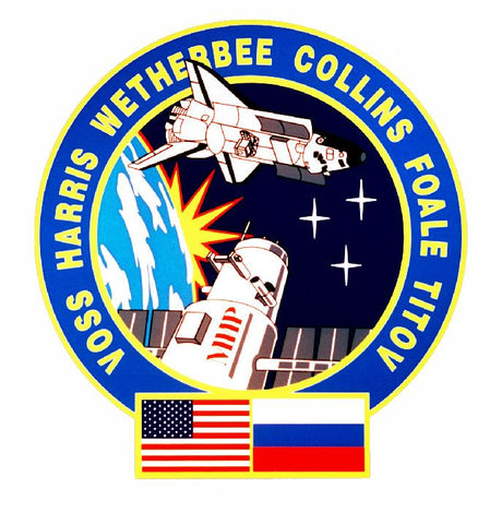 STS-63 Nasa Discovery Sticker M586 Space Program - Winter Park Products