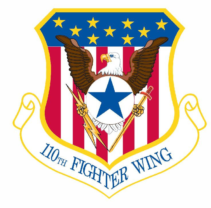 110th Fighter Wing Sticker Military Decal M434 - Winter Park Products
