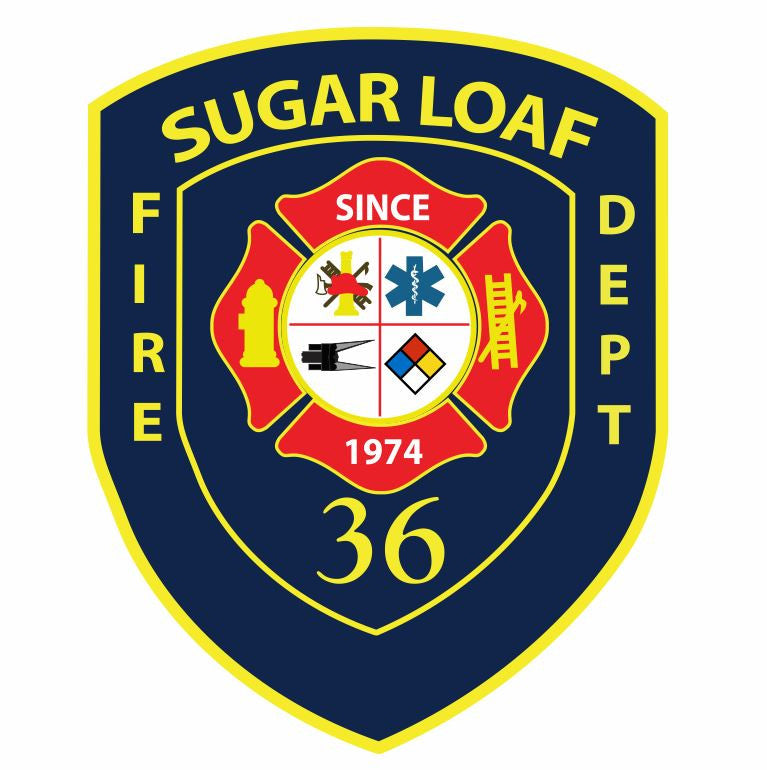 Sugar Loaf Fire Dept Sticker Decal R855 - Winter Park Products