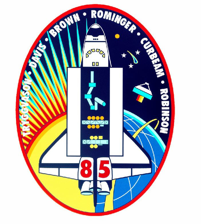 STS-85 Nasa Discovery Sticker M547 Space Program - Winter Park Products