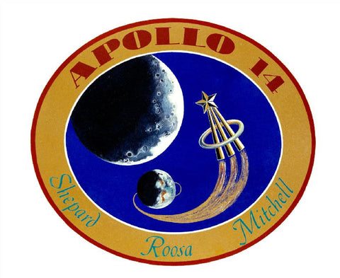 Nasa Apollo 14 Sticker Armed Forces Decal M455 - Winter Park Products