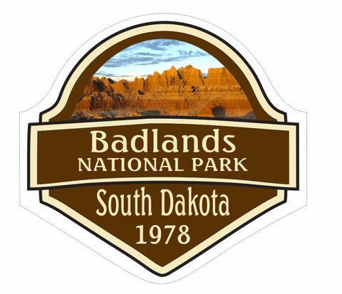 Badlands National Park Sticker Decal R837 - Winter Park Products