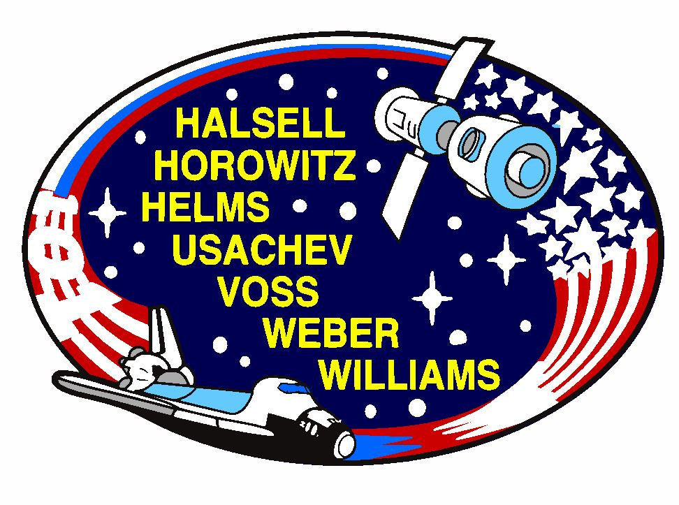 STS-101 Nasa Atlantis Sticker M531 Space Program - Winter Park Products
