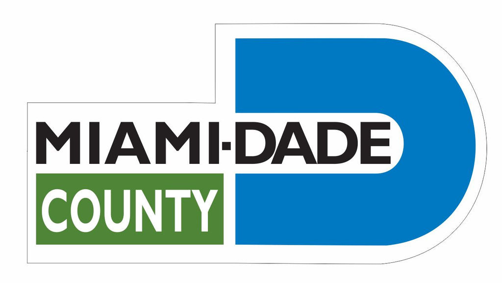 Miami Dade County Sticker Decal R949 Florida - Winter Park Products