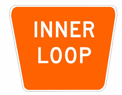 Inner Loop Sticker Decal R875 Rochester New York Highway Sign - Winter Park Products