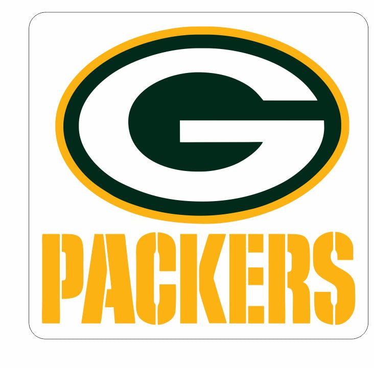 Green Bay Packers Sticker Decal S19 - Winter Park Products