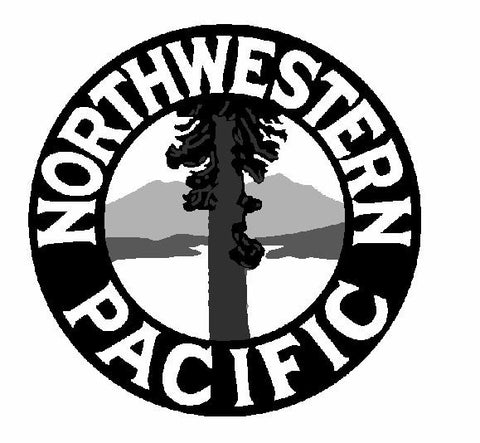 Northwestern Pacific Railroad TRAIN Sticker / Decal R655 - Winter Park Products