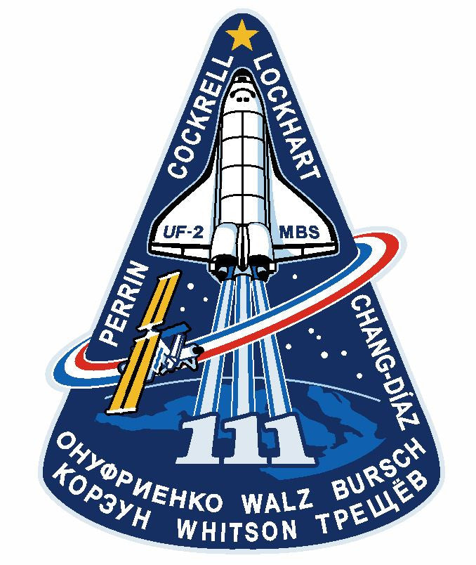 STS-111 Nasa Endeavour Sticker M522 Space Program - Winter Park Products