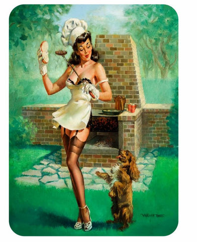 Vintage Style Pin Up Girl Sticker P115 Pinup Girl Sticker - Winter Park Products