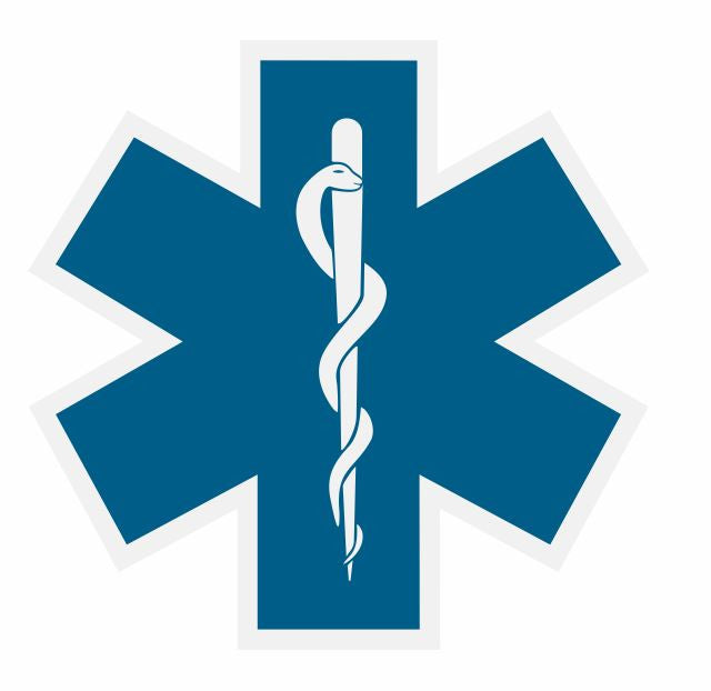 Star of Life Sticker Decal R872 - Winter Park Products