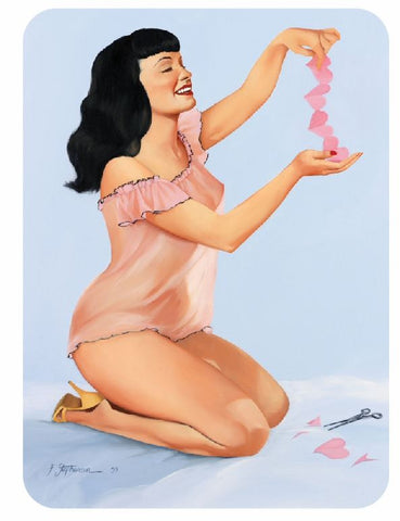 Vintage Style Pin Up Girl Sticker P18 Pinup Girl Sticker - Winter Park Products