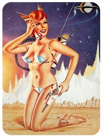 Vintage Style Pin Up Girl Sticker P60 Pinup Girl Sticker - Winter Park Products
